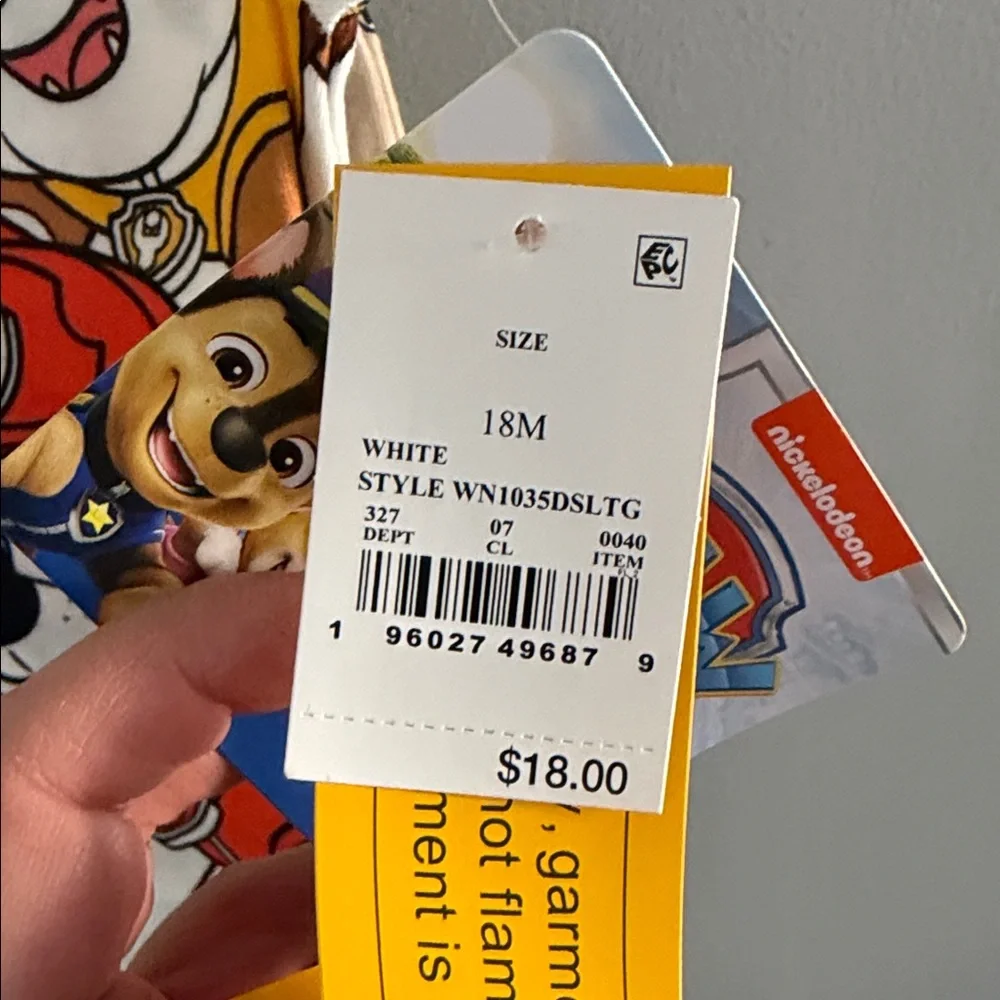 Nickelodeon Paw Patrol Colorful Toddler‎ Outfit